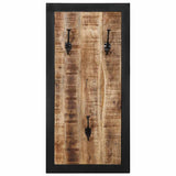 vidaXL Coat Rack 40x2x80 cm Solid Rough Mango Wood
