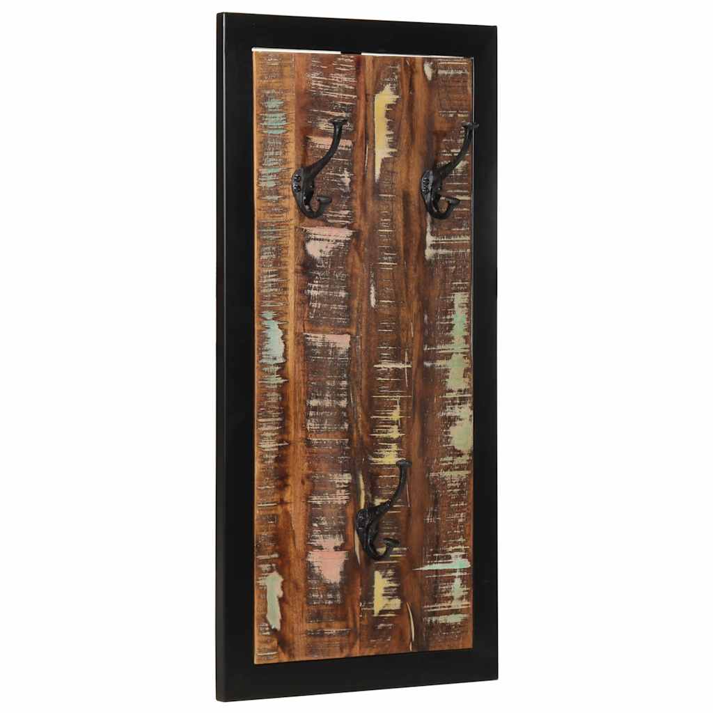 vidaXL Coat Rack 40x2x80 cm Solid Rough Mango Wood