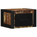 vidaXL Nachtkastje 40x35x25 cm massief ruw mangohout