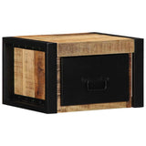 vidaXL Nachtkastje 40x35x25 cm massief ruw mangohout