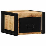 vidaXL Nachtkastje 40x35x25 cm massief ruw mangohout