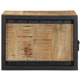 vidaXL Nachtkastje 40x35x25 cm massief ruw mangohout