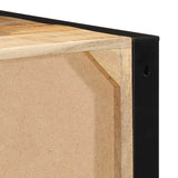 vidaXL Nachtkastje 40x35x25 cm massief ruw mangohout