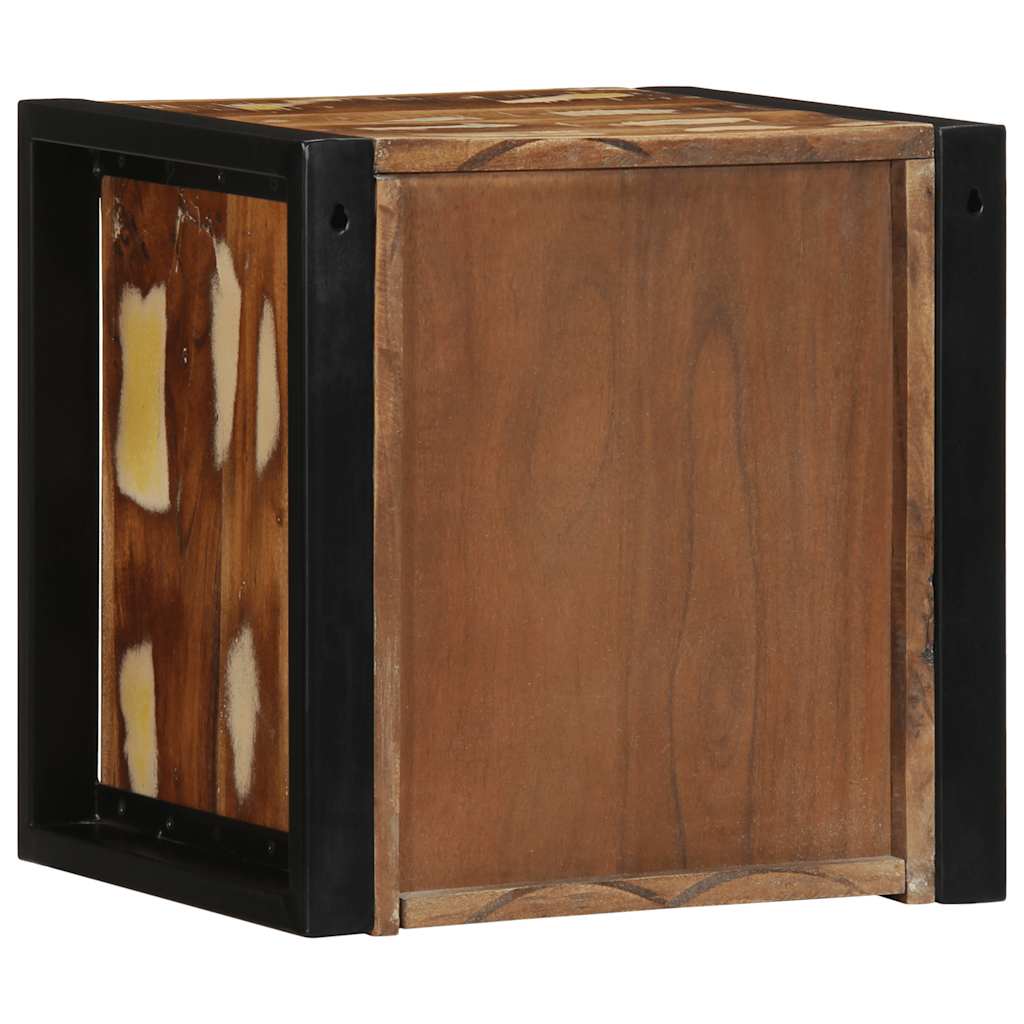 vidaXL Bedside Cabinets 2 pcs 40x35x40 cm Solid Rough Mango Wood