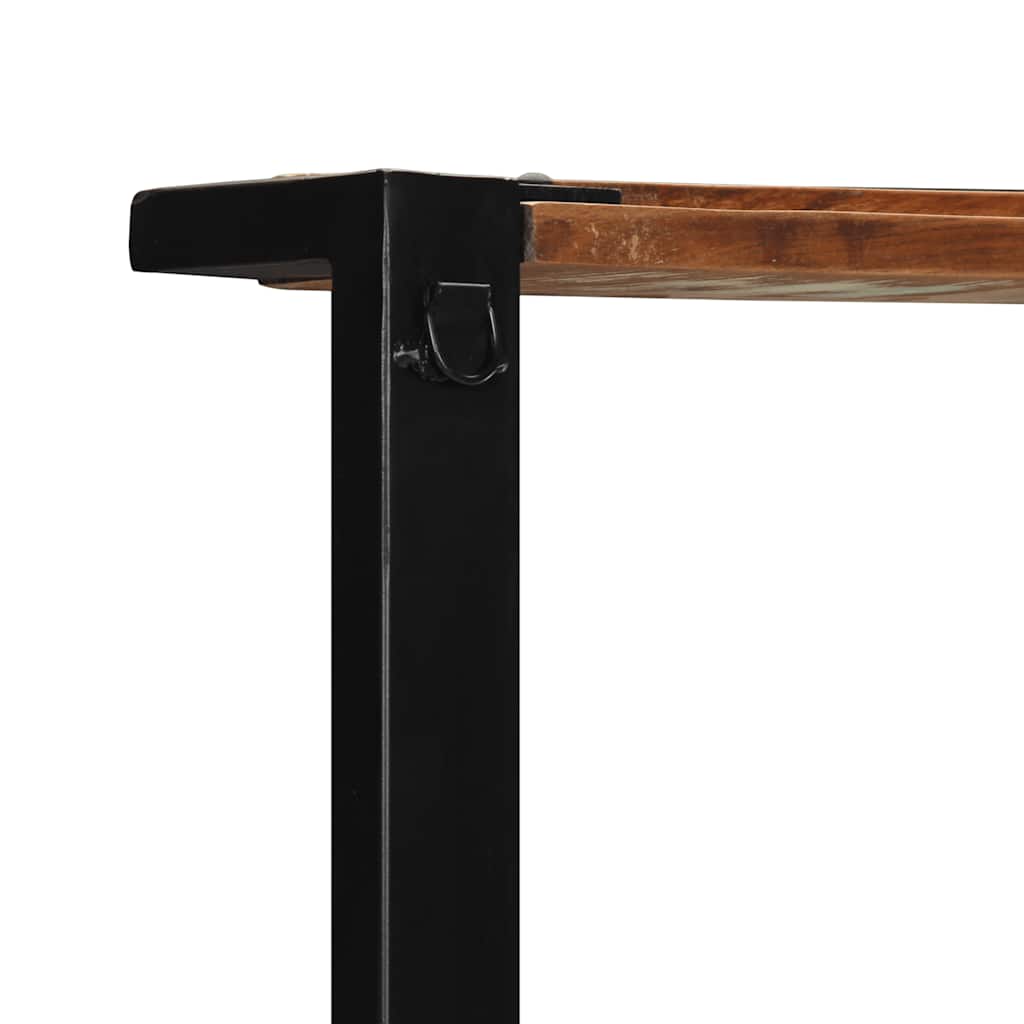 vidaXL Garment Rack 80x40x190 cm Solid Rough Mango Wood