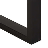 vidaXL Kaptafel met plank Bruin 100 x 50 x 75 cm Massief mangohout