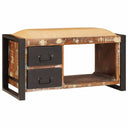 vidaXL Storage Bench with Drawer Brown 80 x 35 x 40 cm Solid Mango Wood