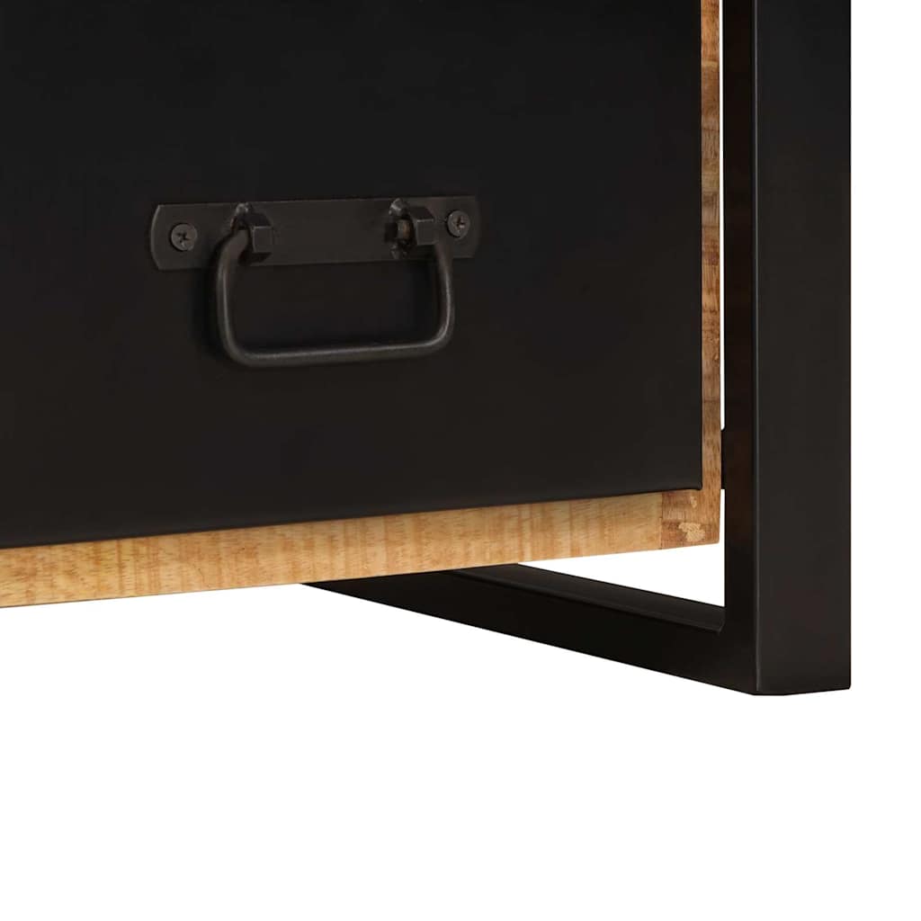 vidaXL Kapstokstand met lade Bruin 40 x 40 x 90 cm Massief Mango Hout