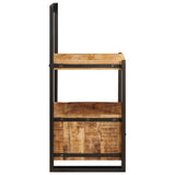 vidaXL Kapstokstand met lade Bruin 40 x 40 x 90 cm Massief Mango Hout