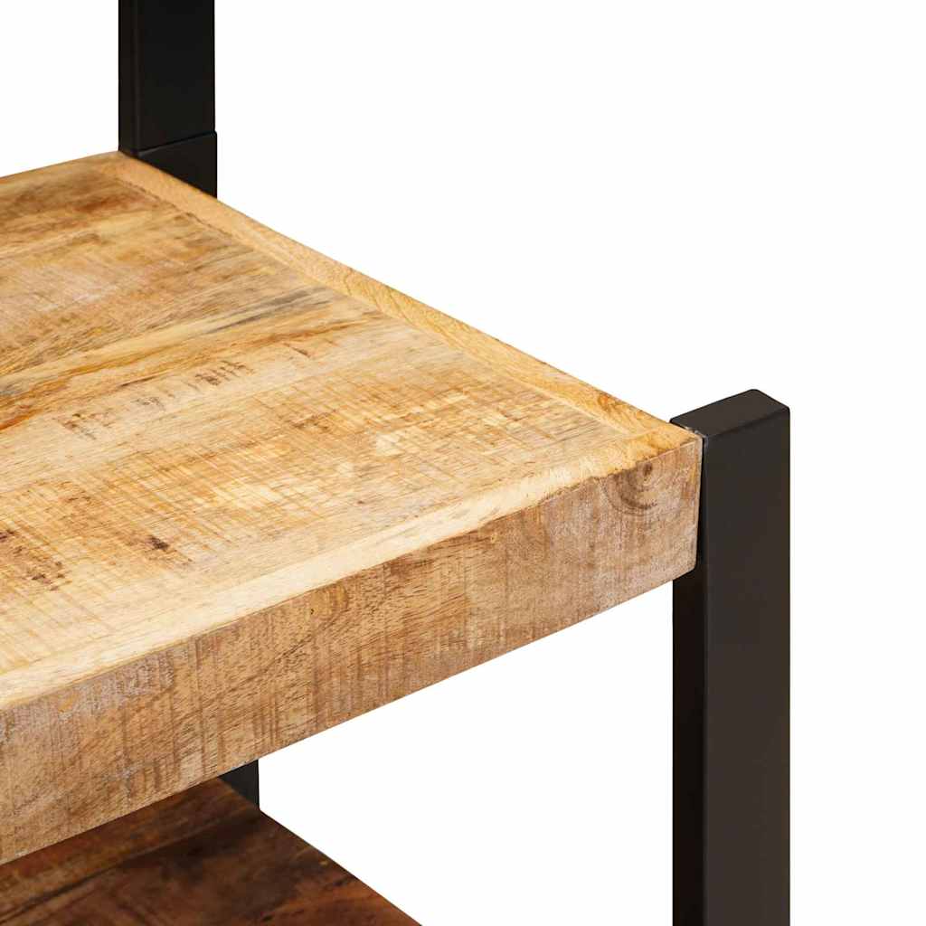 vidaXL Kapstokstand met lade Bruin 40 x 40 x 90 cm Massief Mango Hout