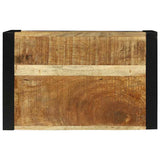 vidaXL Wandkubus met opslag Bruin 55 x 35 x 40 cm Massief Mango Hout