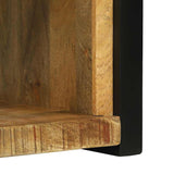 vidaXL Wandkubus met opslag Bruin 55 x 35 x 40 cm Massief Mango Hout