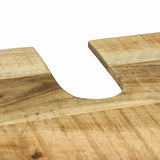 vidaXL Wastafelkast met plank Bruin 55 x 35 x 60 cm Massief Mango Hout