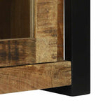 vidaXL Badkamerkast met plank Bruin 40 x 30 x 60 cm Massief Mango Hout