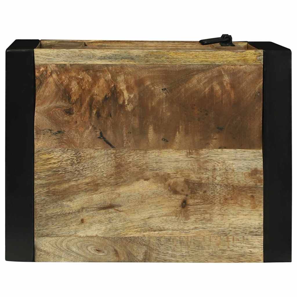 vidaXL Badkamerkast met plank Bruin 40 x 30 x 60 cm Massief Mango Hout