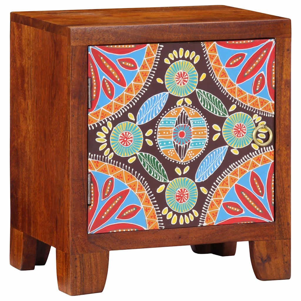 vidaXL Nachtkastje 40x30x45 cm massief acaciahout