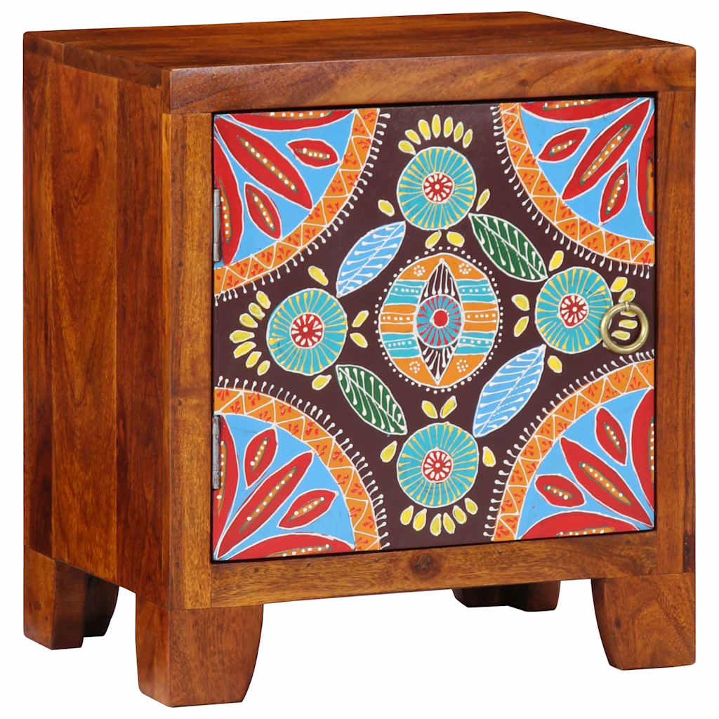 vidaXL Nachtkastje 40x30x45 cm massief acaciahout