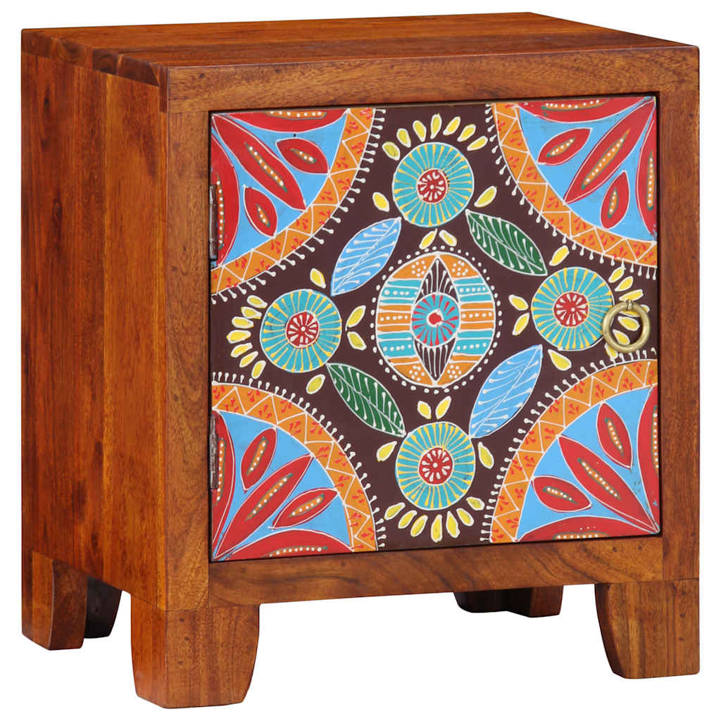 vidaXL Nachtkastje 40x30x45 cm massief acaciahout