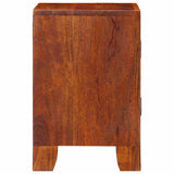 vidaXL Nachtkastje 40x30x45 cm massief acaciahout