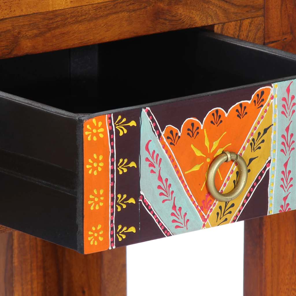 vidaXL Wandtafel 80x35x75 cm massief acaciahout