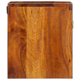 vidaXL Nachtkastje met lade Bruin 40 x 35 x 35 cm Massief Acacia Hout