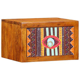 vidaXL Nachtkastje met lade Bruin 35 x 30 x 22 cm