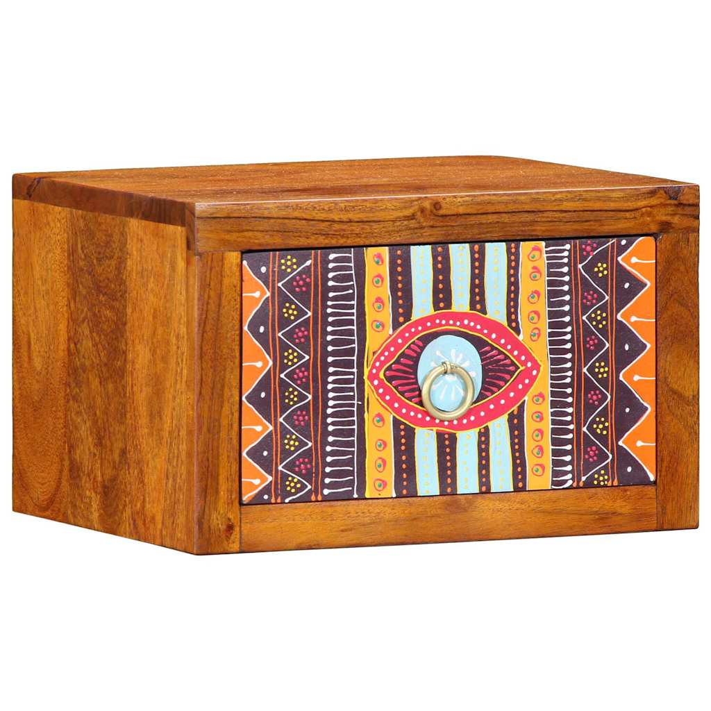 vidaXL Nachtkastje met lade Bruin 35 x 30 x 22 cm