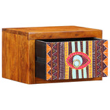 vidaXL Nachtkastje met lade Bruin 35 x 30 x 22 cm