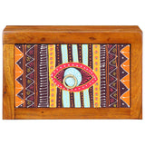 vidaXL Nachtkastje met lade Bruin 35 x 30 x 22 cm