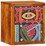 vidaXL Nachtkastje met lade Bruin 35 x 30 x 40 cm Massief Acacia Hout