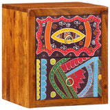 vidaXL Nachtkastje met lade Bruin 35 x 30 x 40 cm Massief Acacia Hout