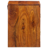 vidaXL Nachtkastje met lade Bruin 35 x 30 x 40 cm Massief Acacia Hout