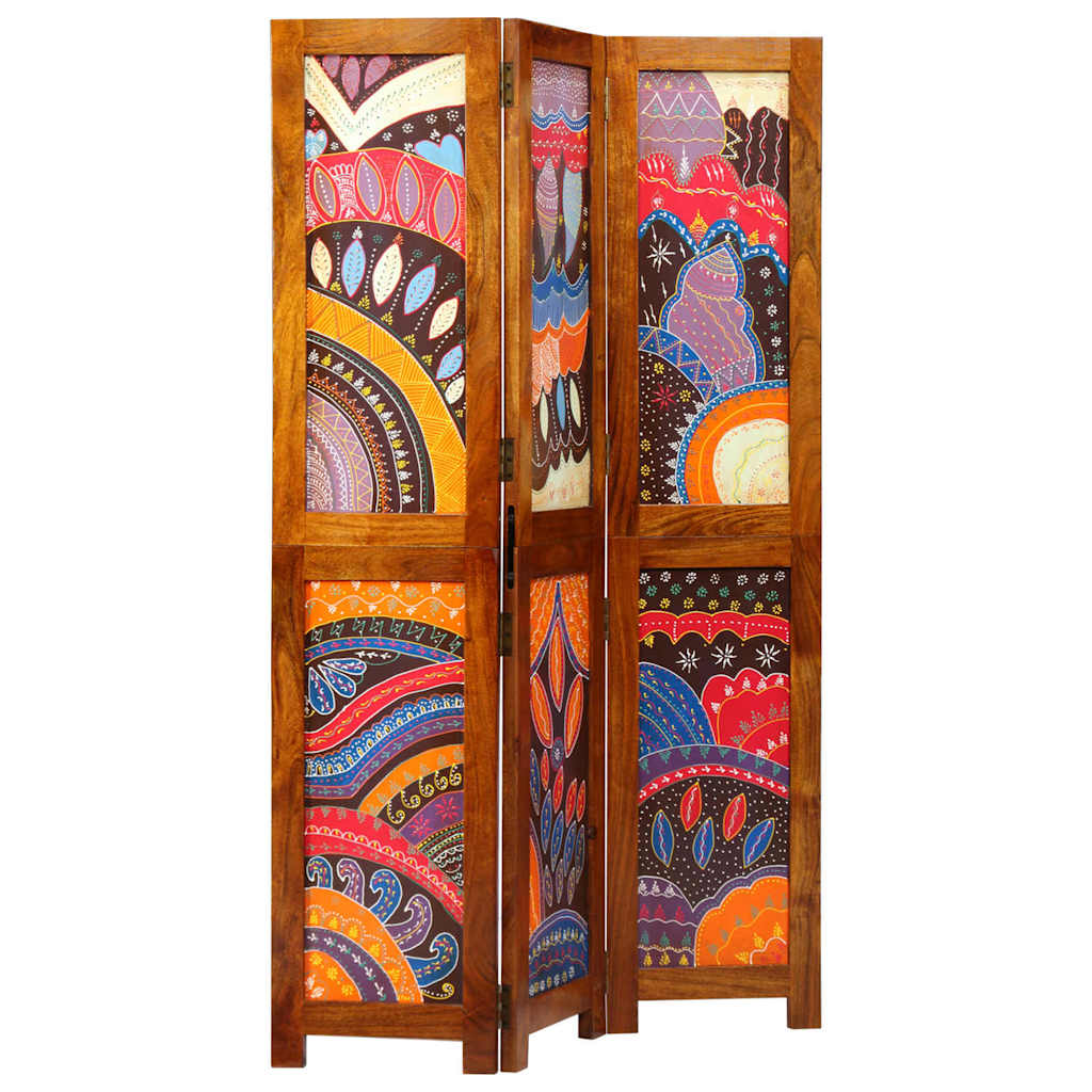 vidaXL Room Divider Honey Brown 105 x 1.5 x 160 cm