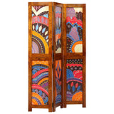 vidaXL Room Divider Honey Brown 105 x 1.5 x 160 cm