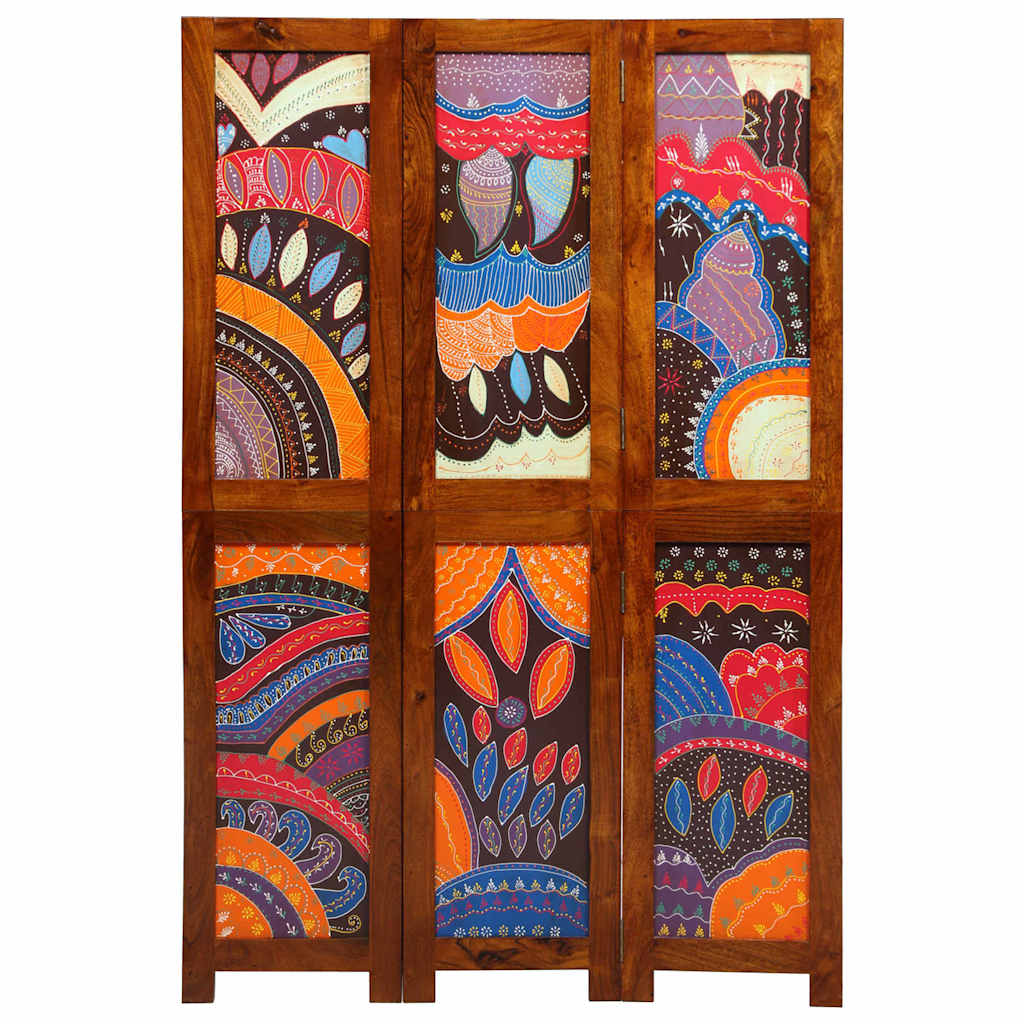 vidaXL Room Divider Honey Brown 105 x 1.5 x 160 cm