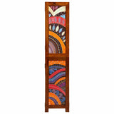 vidaXL Room Divider Honey Brown 105 x 1.5 x 160 cm