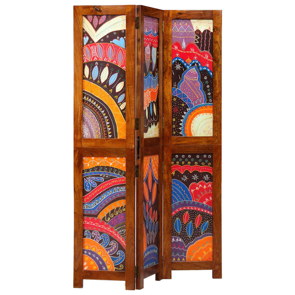 vidaXL Room Divider Honey Brown 105 x 1.5 x 160 cm