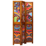 vidaXL Room Divider Honey Brown 105 x 1.5 x 160 cm