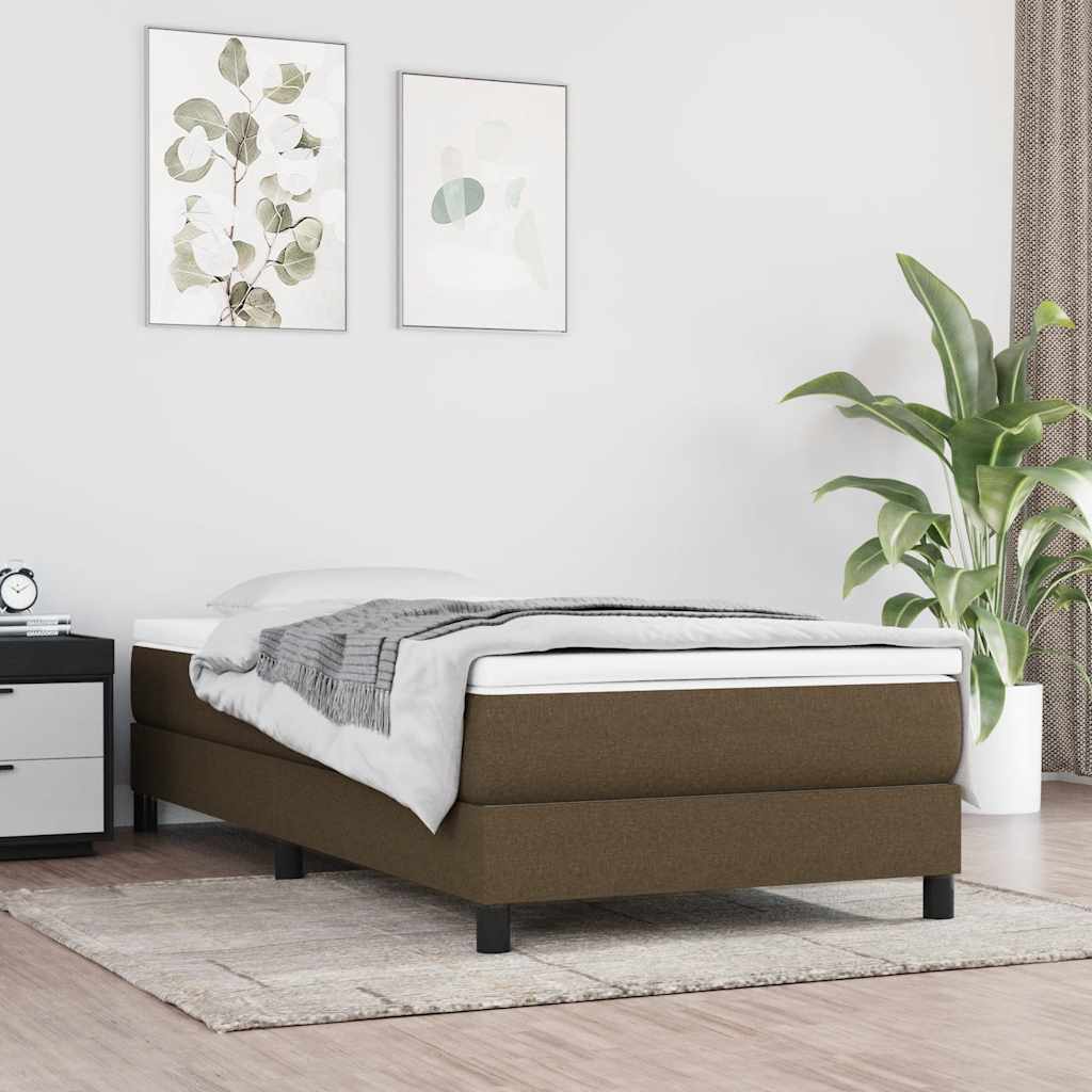 vidaXL Pocketveringmatras medium 80x200x20 cm stof lichtgrijs