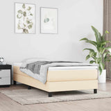 vidaXL Pocketveringmatras medium 80x200x20 cm stof lichtgrijs