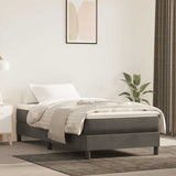vidaXL Pocketveringmatras medium 80x200x20 cm fluweel lichtgrijs