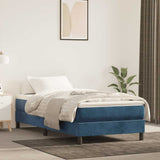 vidaXL Pocketveringmatras medium 80x200x20 cm fluweel lichtgrijs