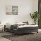 vidaXL Pocketveringmatras medium 80x200x20 cm fluweel lichtgrijs