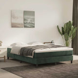 vidaXL Pocketveringmatras medium 80x200x20 cm fluweel lichtgrijs