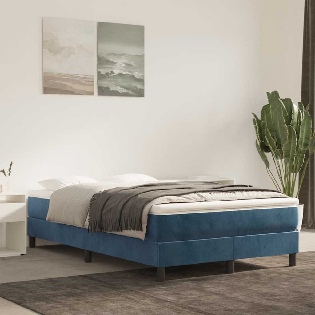 vidaXL Pocketveringmatras medium 80x200x20 cm fluweel lichtgrijs