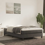 vidaXL Pocketveringmatras medium 80x200x20 cm fluweel lichtgrijs