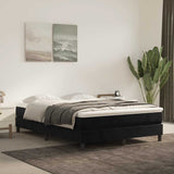 vidaXL Pocketveringmatras medium 80x200x20 cm fluweel lichtgrijs