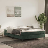 vidaXL Pocketveringmatras medium 80x200x20 cm fluweel lichtgrijs