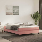 vidaXL Pocketveringmatras medium 80x200x20 cm fluweel lichtgrijs