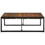 vidaXL Salontafel 100x100x35 cm massief ruw mangohout